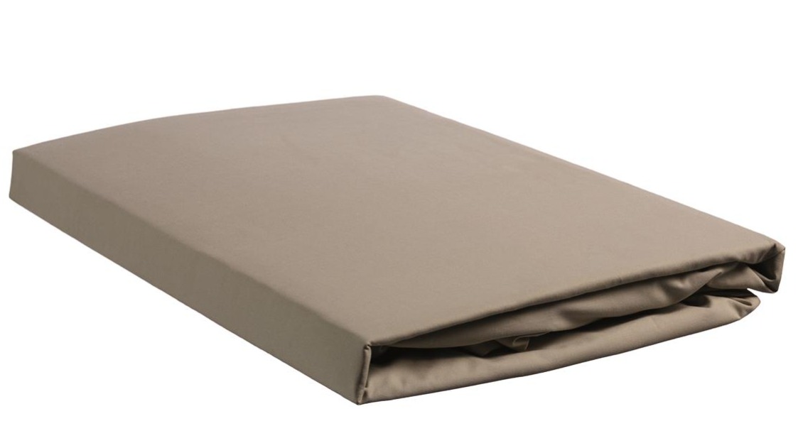 Hoeslaken Beddinghouse Percale - Taupe