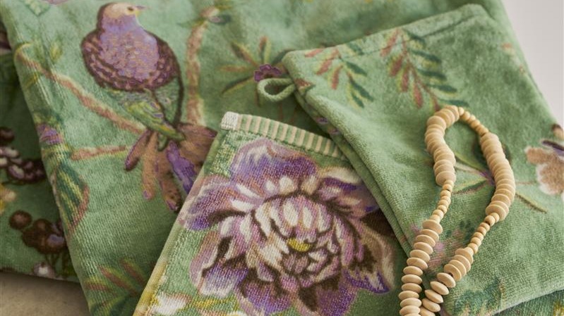 Badhanddoek Pip Studio Secret Garden - Green mood