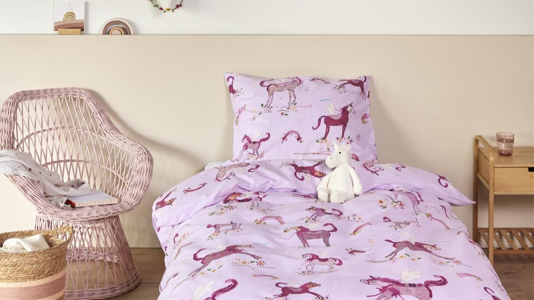 Dekbedovertrek Beddinghouse Kids Unicorn Paradise - Pink frontal