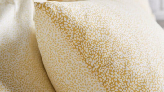 Dekbedovertrek Passion Home Linen Lauren - Yellow detail
