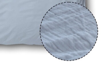 Dekbedovertrek Passion Home Linen Tetra - Light Blue detail