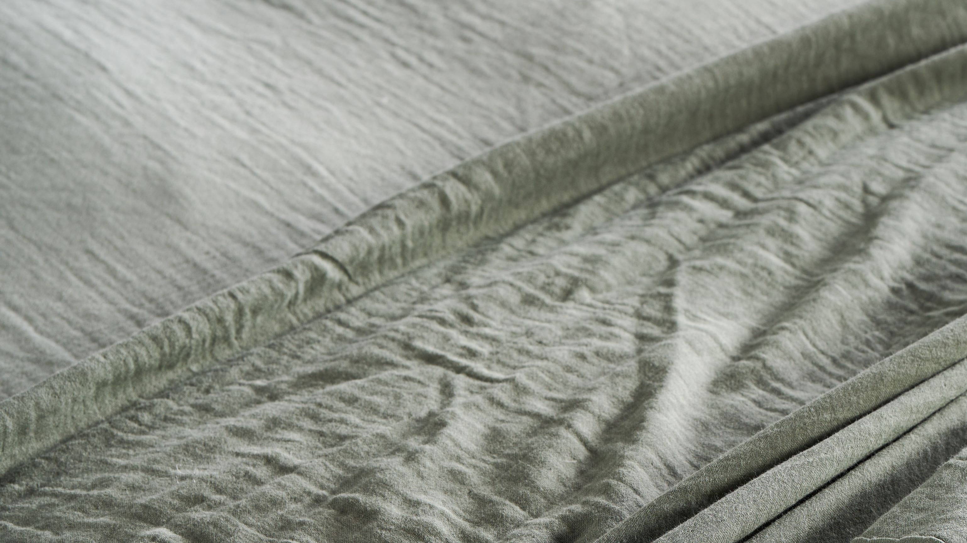 Dekbedovertrek Passion Home Linen Tetra - Light Green detail