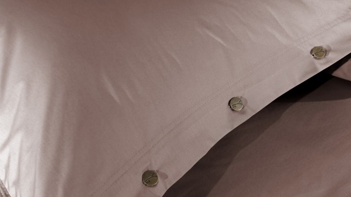 Dekbedovertrek Yellow Percale - Canyon Rose detail 