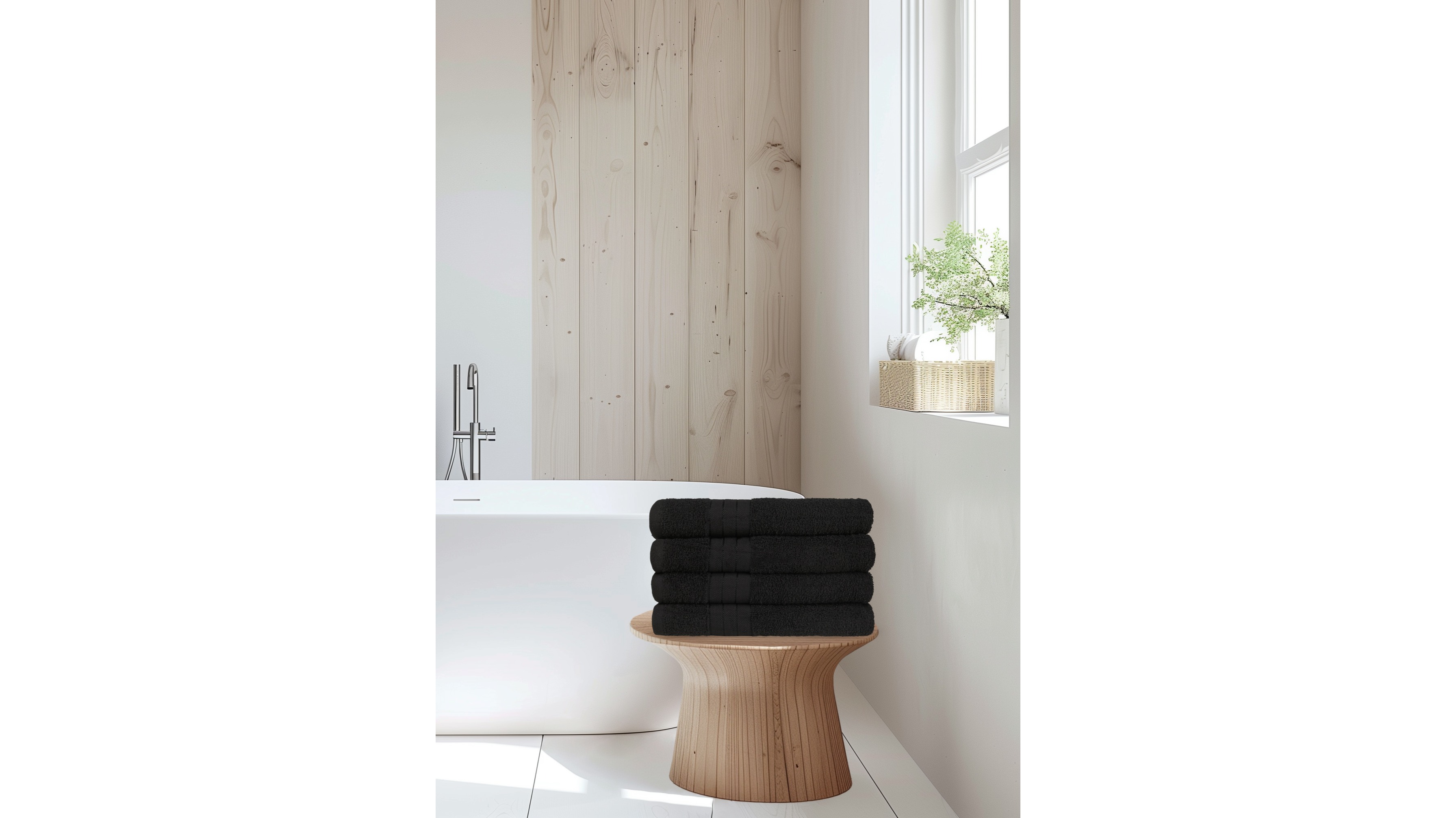 Handdoeken Set Good Morning 4 Stuks - Black mood