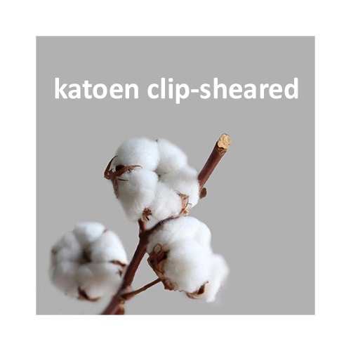 Katoen clip-sheared logo