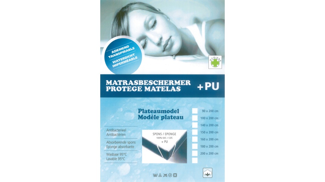 Matrasbeschermer Easysleep Plateau - Waterdicht info