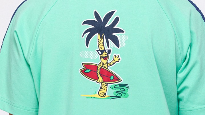 Pyjama Jongens Studio Woody Surf Club Pocket - Groen detail back