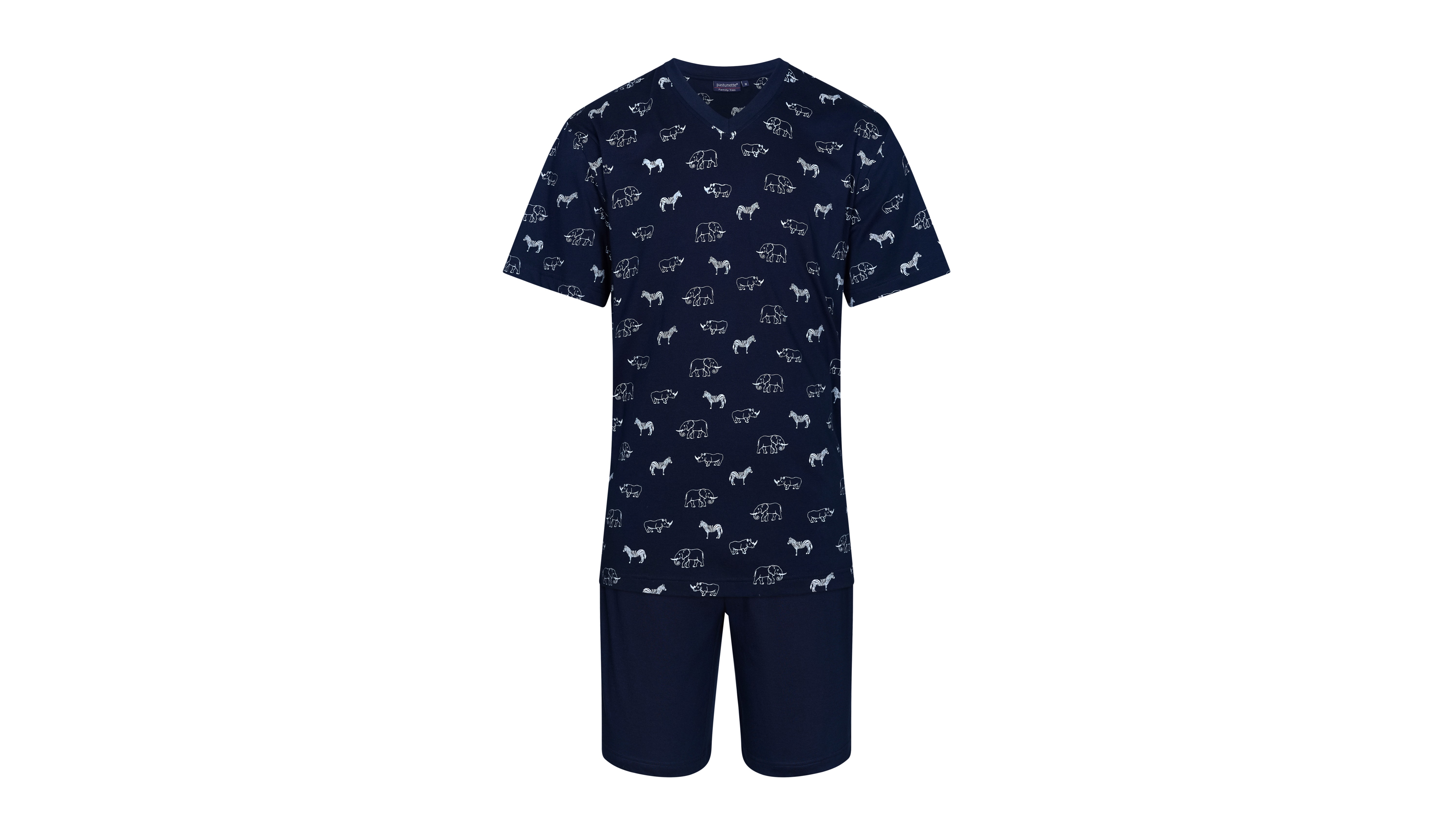 Shortama Heren Pasha Short Uni Wildernis - Donkerblauw packshot