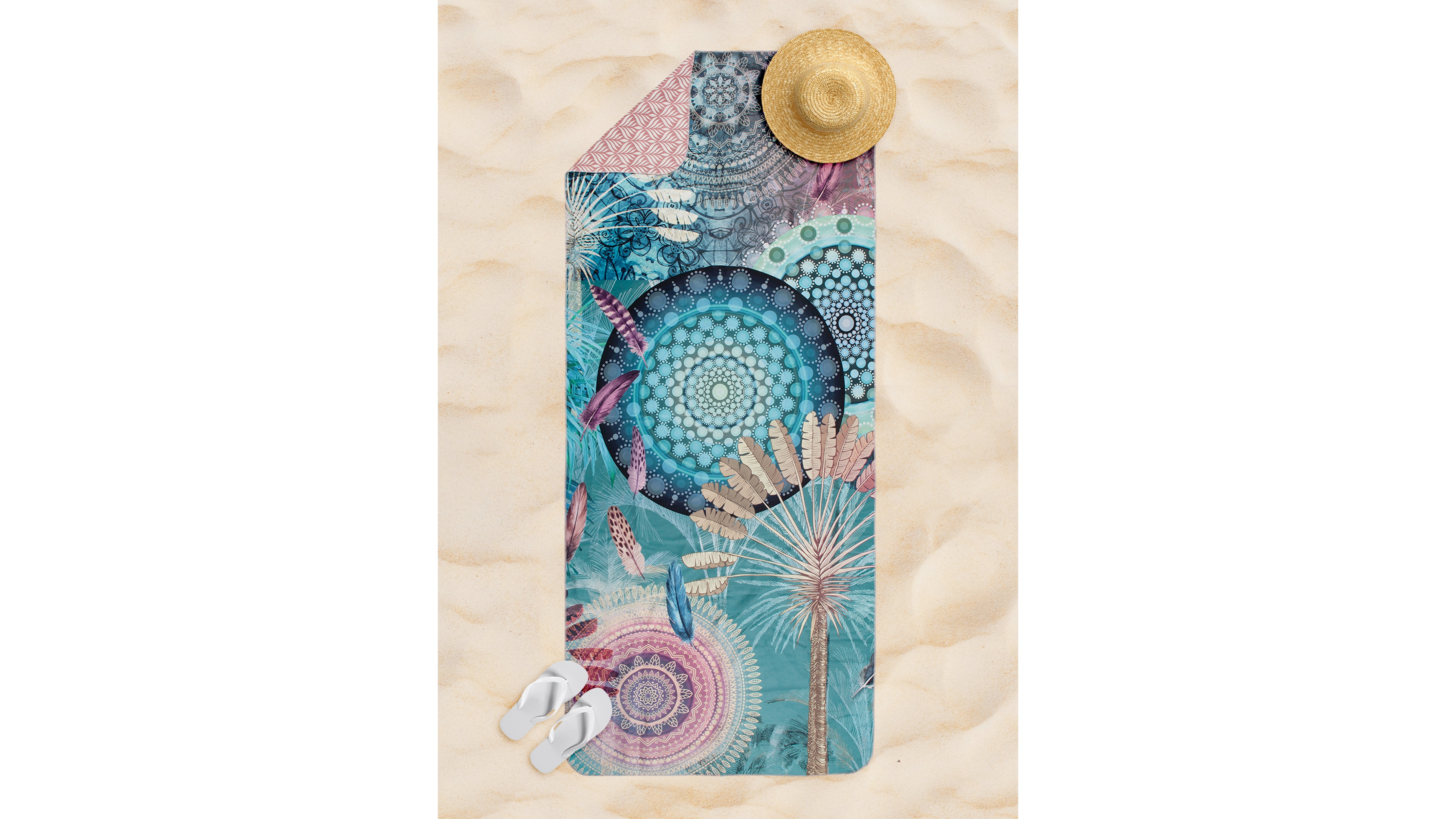 Strandlaken Hip Kanya Polyvelvet - Multi beach