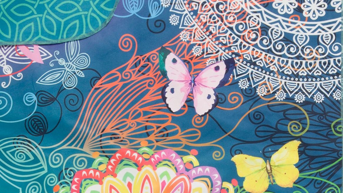 Strandlaken Hip Parada Polyvelvet - Multi detail
