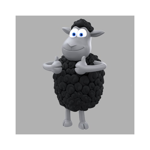 thumbs up sheep logo